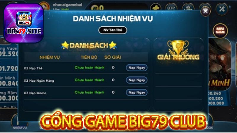 Những tựa game nổi bật tại cổng game Big79 Club