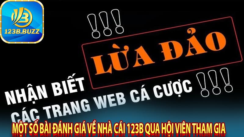 Một số bài đánh giá về nhà cái 123B qua hội viên tham gia